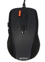 Мышь проводная A4TECH N-70FX-1 черный USB
