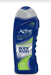 Гель для душа ACTIVE Гель для душа мужской, с витамином B5 Спорт 3D NATURAL, 400 мл (512302022)