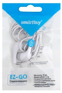Наушники SMARTBUY (SBE-2300) EZ-GO белый (5)