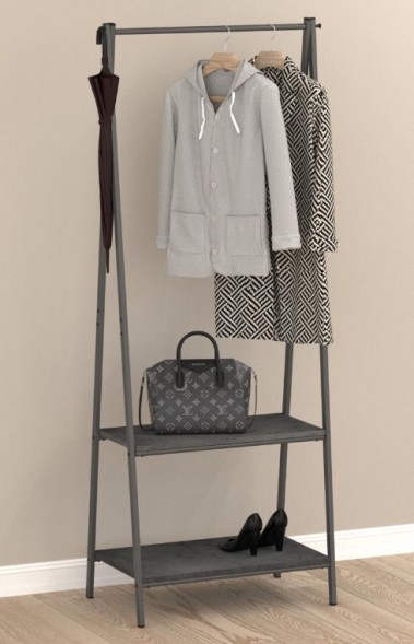 Вешалка ЗМИ Вешалка гардеробная Алабама 22 (ALABAMA 22 clothes rack) графит ВГА22 Гр