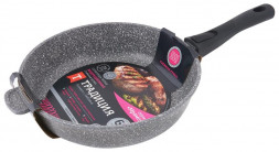 Сковорода ТРАДИЦИЯ ТМ2285И а/пр литая 28см съемн/руч Мрамор индукция