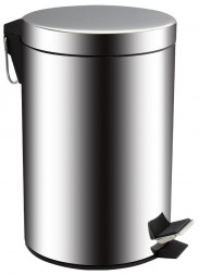 Хозяйственные товары САНАКС 107 Ведро из нержавеющей стали с педалью 7 л