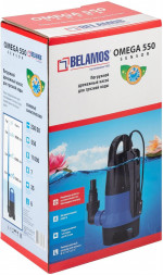 Насос дренажный BELAMOS Насос погружной Omega 550 SENSOR 6м кабель BELAMOS Насос погружной Omega 550 SENSOR 6м кабель