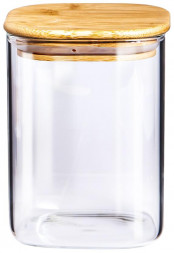Емкость для хранения APPETITE BM2012-1S Studio стекл квадр бамб/кр 1000мл