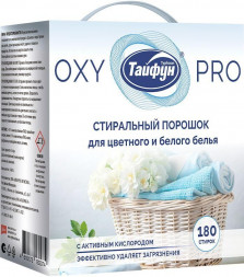 Стиральный порошок ТАЙФУН 182074 Стиральный порошок для цветного и белого белья с активным кислородом, 3,6 кг ТАЙФУН 182074 Стиральный порошок для цветного и белого белья с активным кислородом, 3,6 кг