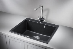 Мойка кухонная GRANULA GR-6001 ШВАРЦ кварц