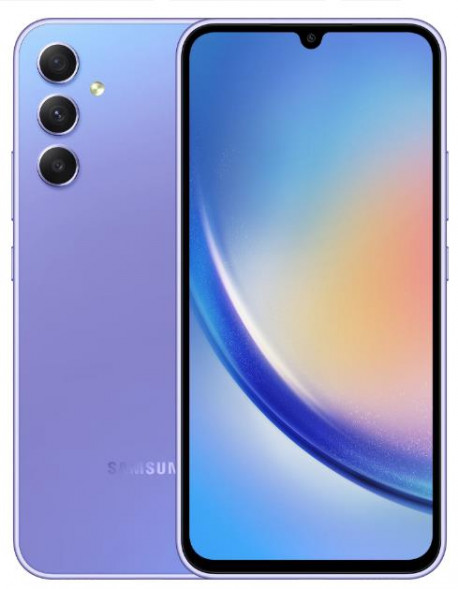 Смартфон SAMSUNG Galaxy A34 5G NFC SM-A346E 6/128Gb Violet (SM-A346ELVASKZ)