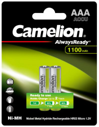 Аккумуляторы CAMELION (15037) Always Ready AAA-1100mAh Ni-Mh BL-2