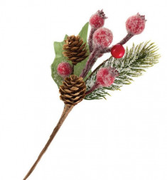 Новогодние Украшения ВОЛШЕБНАЯ СТРАНА Веточка декоративная SYFD-3919158 5833