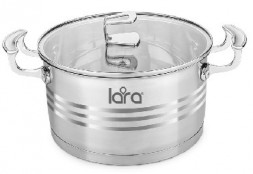 Кастрюля LARA LR02-16 PREMIUM 7.7л
