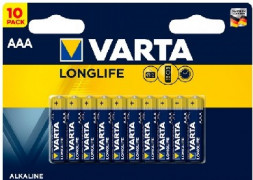 Элементы питания VARTA LR03 AAA BL10 ENERGY ALKALINE 1.5V (4103) (4103229491)