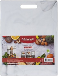 Доска разделочная ATTRIBUTE ABX143-1 Доска разделочная MARBLE White 27,5х36,5см