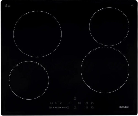 Варочная поверхность HYUNDAI HHE 6451 BG черный