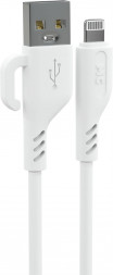 Кабель MORE CHOICE (4620202554277) K81i 2м USB 2.4A для Lightning , белый