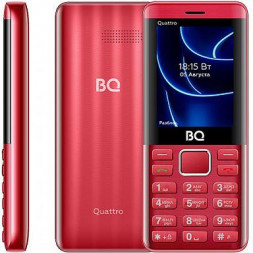 Телефон мобильный BQ 2453 Quattro Red