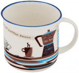 Кружка RAINBOW WWCOF-2 Coffee 2 фарф 390мл цилиндр