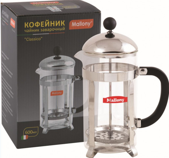 Кофе-пресс MALLONY Сlassico T002-600ML (950144)