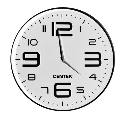 Часы настенные CENTEK СТ-7101 белый