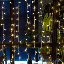 Украшение WINTER GLADE Электрическая гирлянда-занавес Winter Glade Теплый белый свет 195 ламп CB200