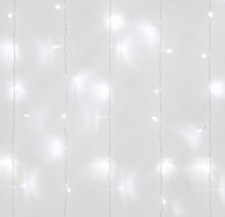 Гирлянда UNIEL (UL-00007217) ULD-C3020-240/TTK WHITE IP44 Занавес светодиодный с эффектом мерцания, 3х2м. Соединяемый. 240 светодиодов