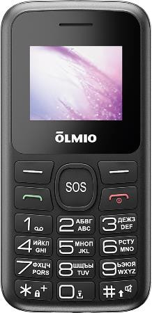 Телефон мобильный OLMIO C16 Black