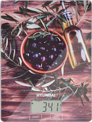 Весы кухонные HYUNDAI HYS-KG221 макс.вес:5кг рисунок