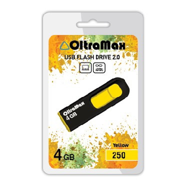 USB флэш-накопитель OLTRAMAX OM-4GB-250-желтый