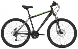 Велосипед STARK Tank 27.1 D Steel черный/зеленый 16&quot; HQ-0005105