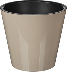 Горшок цветочный HOMVER Rosemary D160мм, 1,6л с дренажной вставкой (бежевый) 221605427/01 HOMVER Rosemary D160мм, 1,6л с дренажной вставкой (бежевый) 221605427/01