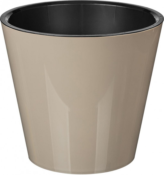 Горшок цветочный HOMVER Rosemary D160мм, 1,6л с дренажной вставкой (бежевый) 221605427/01 HOMVER Rosemary D160мм, 1,6л с дренажной вставкой (бежевый) 221605427/01