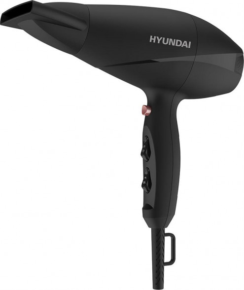 Фен HYUNDAI H-HDI0750 2200Вт черный/черный