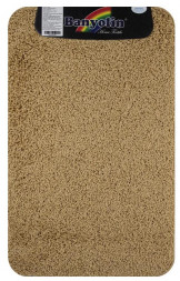 Коврик САНАКС 10301 Коврик в ванную SHAGGY ECO одинарный, КОФЕ с МОЛОКОМ, 50х 80 см, 100% полиэстер, ворс 20 мм