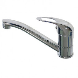 Смеситель для кухни САТУРН 47004S Смеситель кухонный шаровый нос 15 см