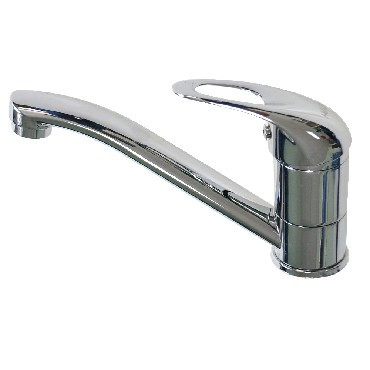 Смеситель для кухни САТУРН 47004S Смеситель кухонный шаровый нос 15 см