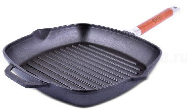 Сковорода-гриль БИОЛ 1026 со с/ручкой 26х26см