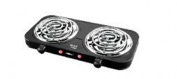 плитка CENTEK CT-1509 Black двухкомфорочная