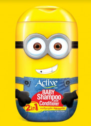 Детский шампунь и кондиционер ACTIVE Детский шампунь и кондиционер 2в1 &quot;Minions&quot;, 280 мл (512203002)