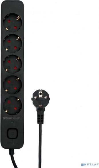 Сетевой фильтр ГАРНИЗОН (21441) EPS-5-B-2 черный