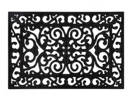 Коврик придверный VORTEX 24187 Коврик грязесборный, ажурный 40*60 см, черный