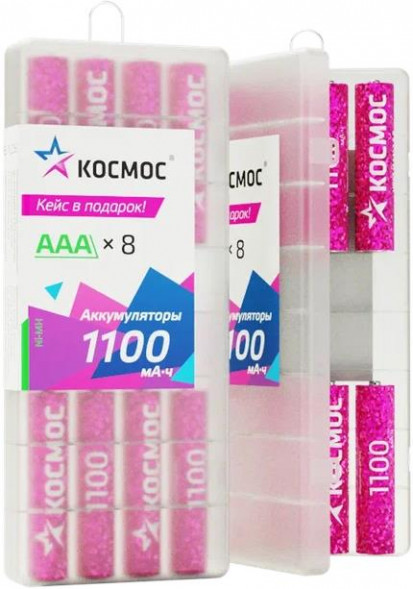 КОСМОС KOCR03NIMH1100mAh8BR03 - 1100mAh Ni-Mh 8 шт /бокс