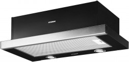 Вытяжка встраиваемая HYUNDAI HBH 6232 IX нержавеющая сталь/черный управление: кнопочное
