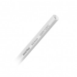 термоусадочная трубка SMARTBUY (SBE-HST-8-w) термоусаживаемая трубка 8/4, белая, 1 метр