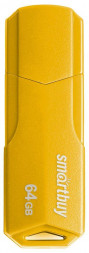 Флэш-напокитель SMARTBUY (SB64GBCLU-Y) UFD 2.0 064GB CLUE Yellow (