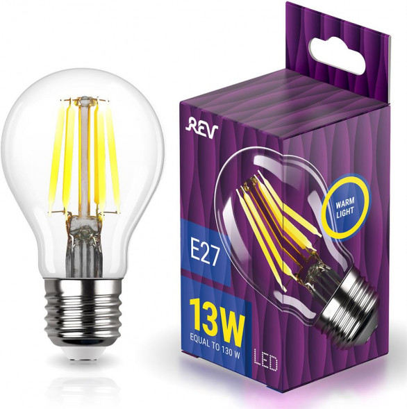 Лампа светодиодная REV 32479 9 FILAMENT A60/E27/13W/2700K