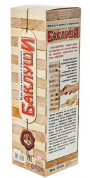 Детские игры ДЕСЯТОЕ КОРОЛЕВСТВО Игра для детей и взрослых "Баклуши" (падающая башня) 01505