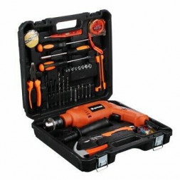 Набор инструментов ЕРМАК 693-045 Набор инструментов &quot;Профи&quot; Дрель Ударная набор в кейсе 68 предметов