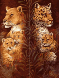 Картина по номерам БЕЛОСНЕЖКА 970-AS Оптическая иллюзия