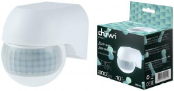 Датчик движения настенный DUWI 25821 6DD-03 800Вт 180° белый