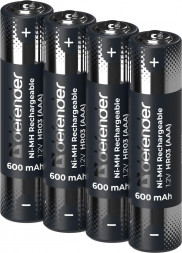 Аккумулятор DEFENDER (56501) HR03-2BL 600 mAh ААА, Ni-MH, блистер, 2 шт
