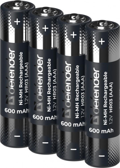 Аккумулятор DEFENDER (56501) HR03-2BL 600 mAh ААА, Ni-MH, блистер, 2 шт